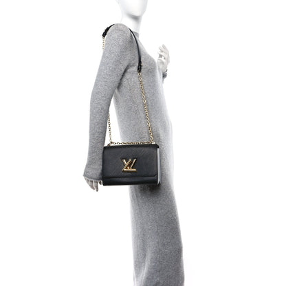 Louis Vuitton Epi Twist Shoulder Bag MM Black 2 of 11