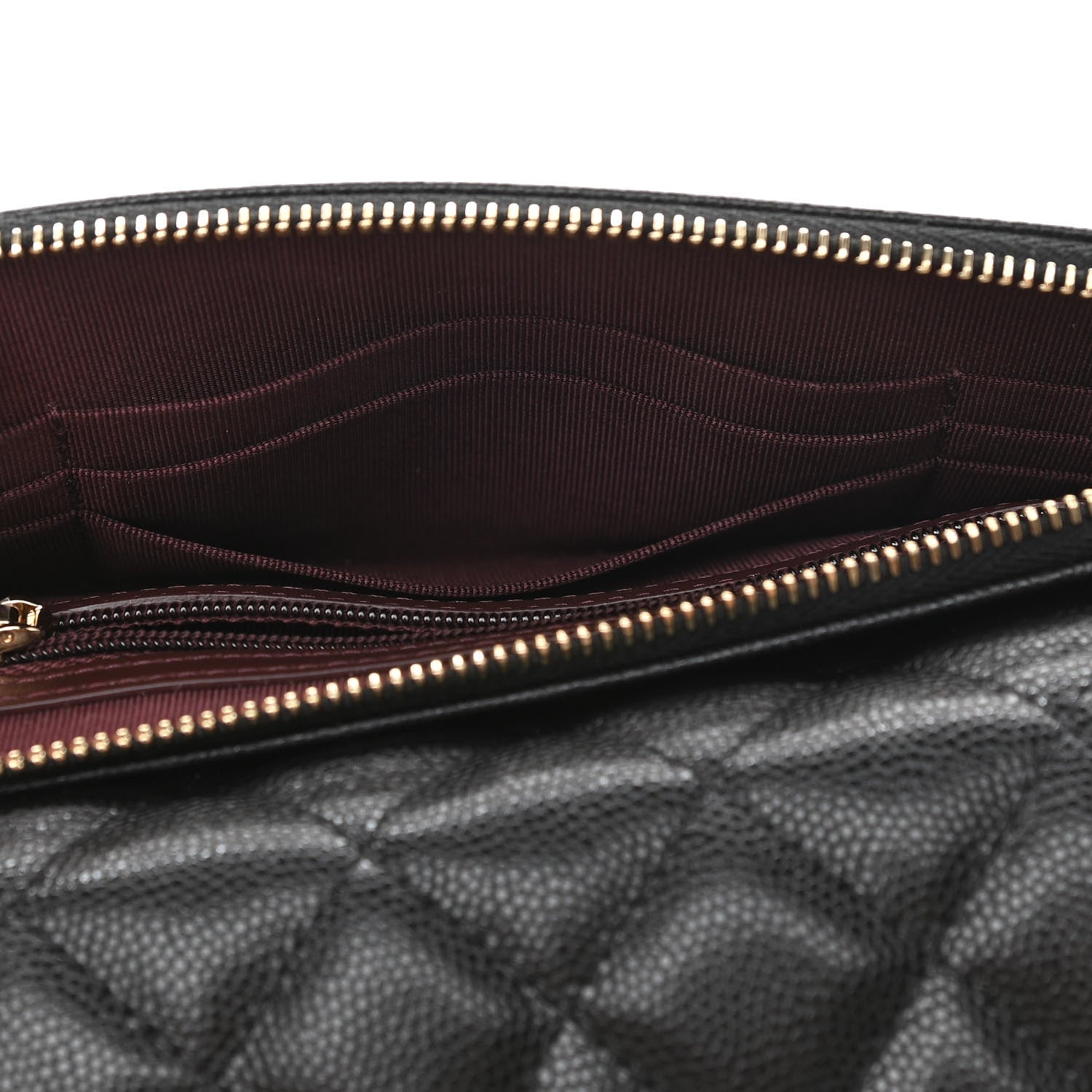 Chanel Caviar Quilted Flap Phone Holder With Chain Black 6 of 13