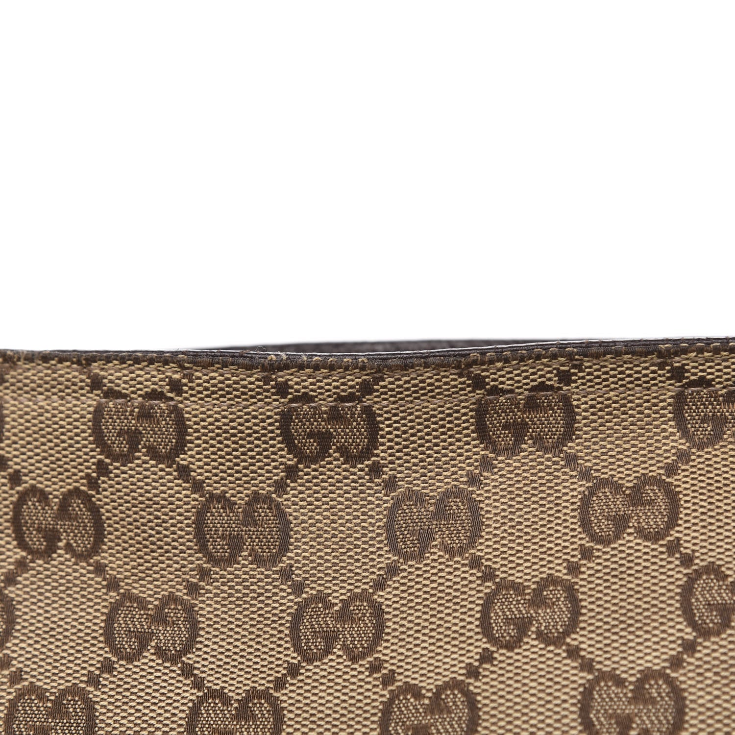 Gucci Monogram Web Medium Double Pocket Messenger Bag Dark Brown 13 of 16