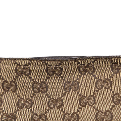 Gucci Monogram Web Medium Double Pocket Messenger Bag Dark Brown 13 of 16