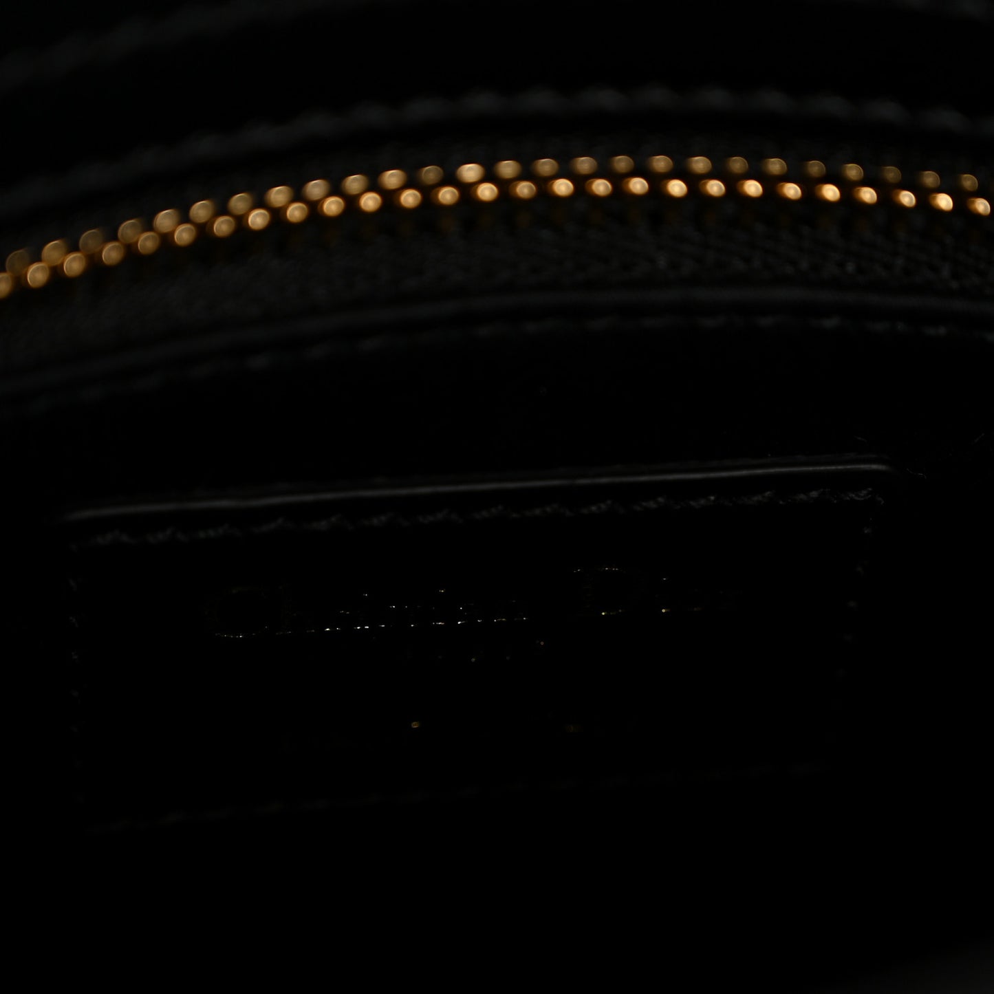 Lambskin Cannage Beaded Embroidery Mini Lady Dior Black