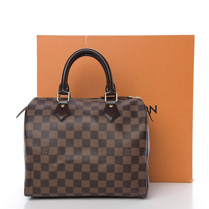 Louis Vuitton Damier Ebene Speedy 25 10 of 10