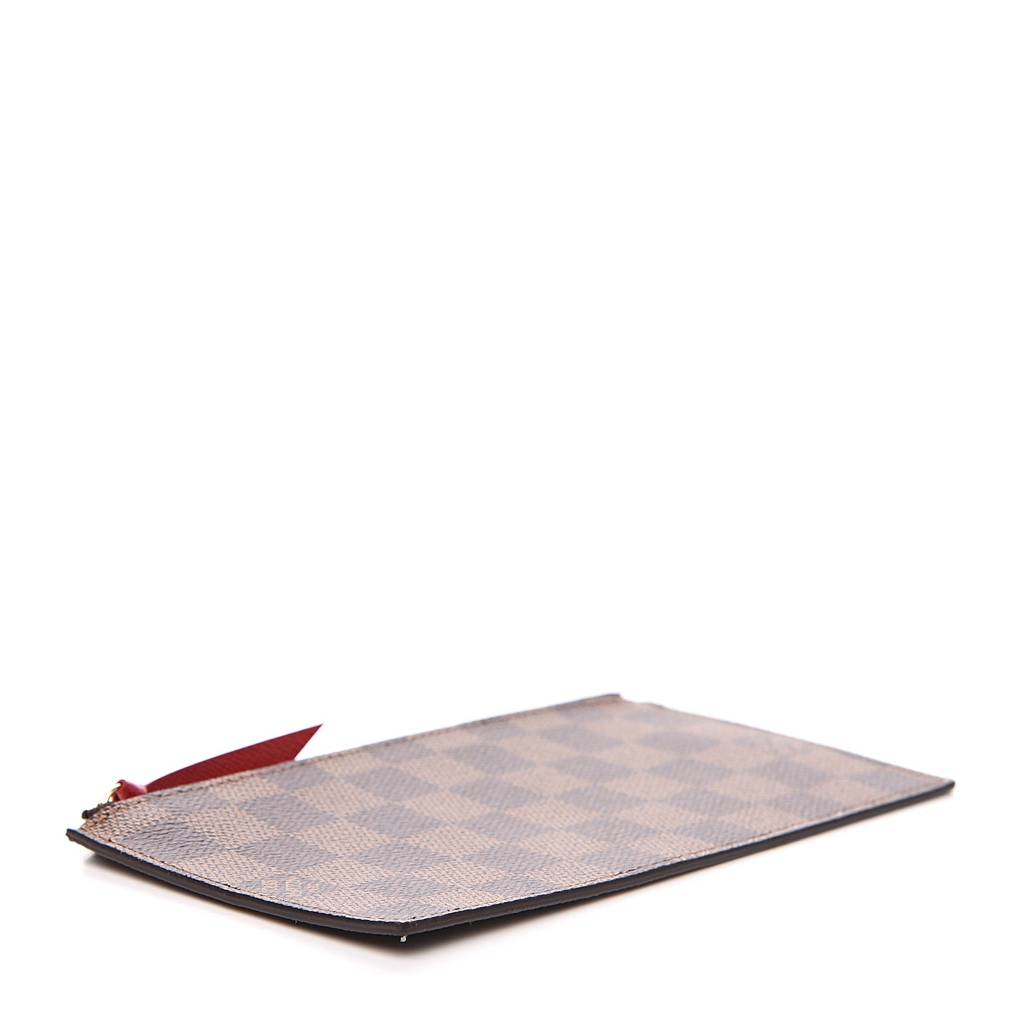 Damier Ebene Felicie Chain Wallet Zippered Insert