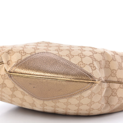 Gucci Monogram Large Princy Hobo Metallic Bronze 7 of 12
