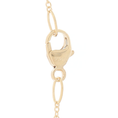 David Yurman 18K Yellow Gold Diamond Champagne Citrine 7mm Petite Chatelaine Pave Bezel Pendant Necklace 4 of 6