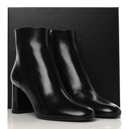 Saint Laurent Nappa Vendome Loulou Ankle Zip Boot 39 Black 9 of 9