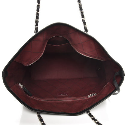 Chanel Grained Calfskin Quilted Large Daily Tote Black 6 of 8