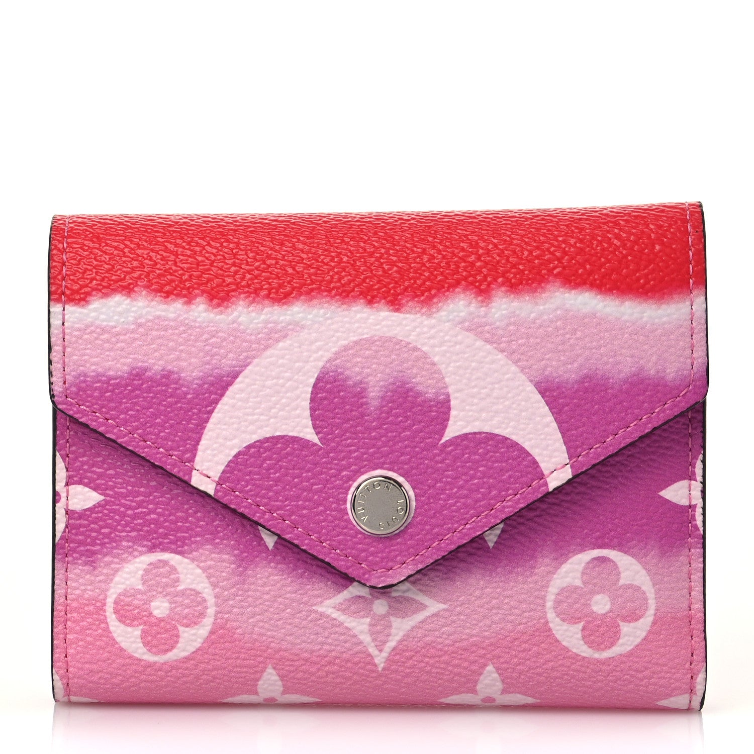 Louis Vuitton Monogram Escale Victorine Wallet Red 1 of 6