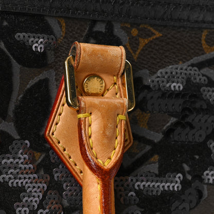Louis Vuitton Monogram Fleur De Jais Sequins Speedy 30 10 of 14