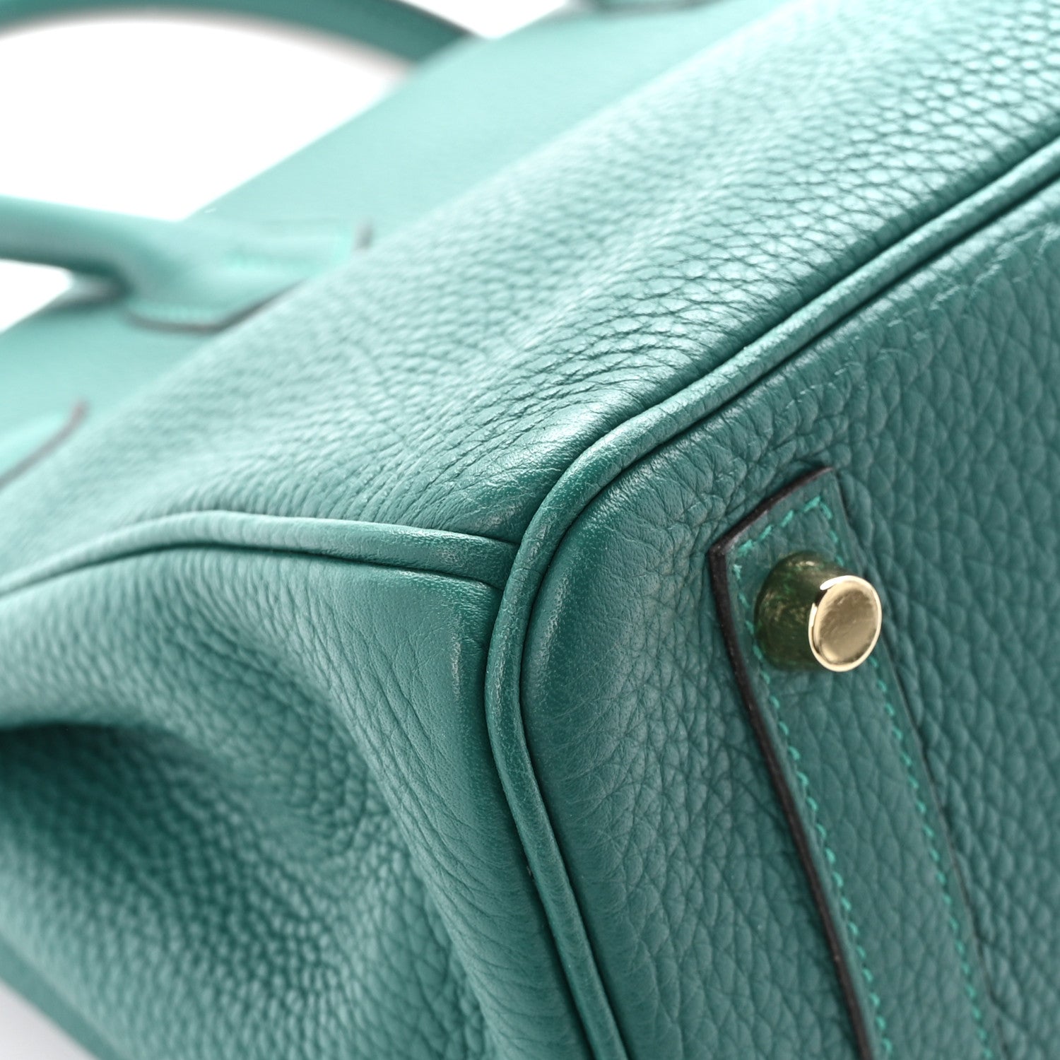 Hermes Taurillon Clemence Birkin 30 Malachite 11 of 12