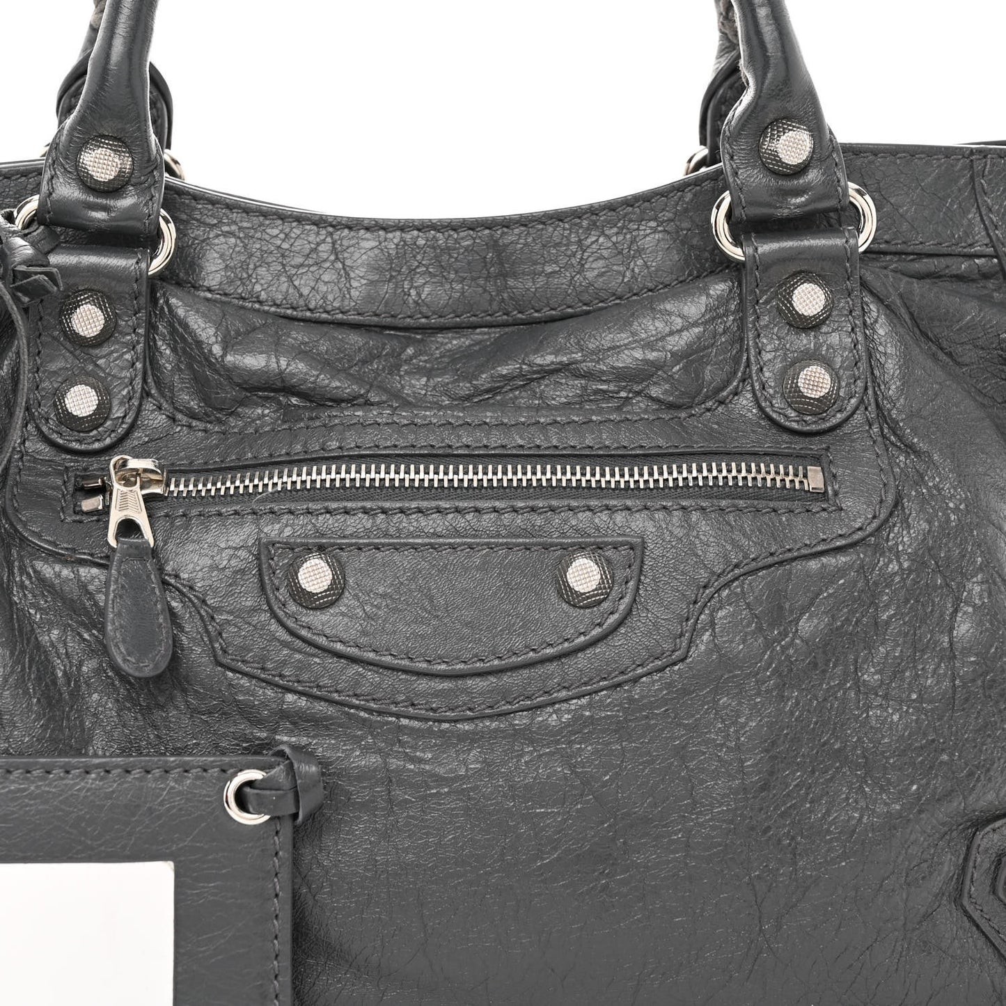 Agneau Giant 12 Silver Hardware City Gris Fossile