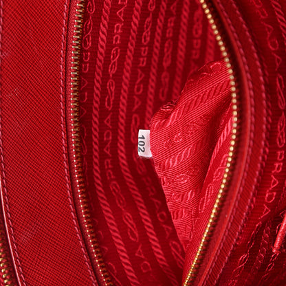 Prada Saffiano Medium Galleria Double Zip Tote Fuoco 10 of 25
