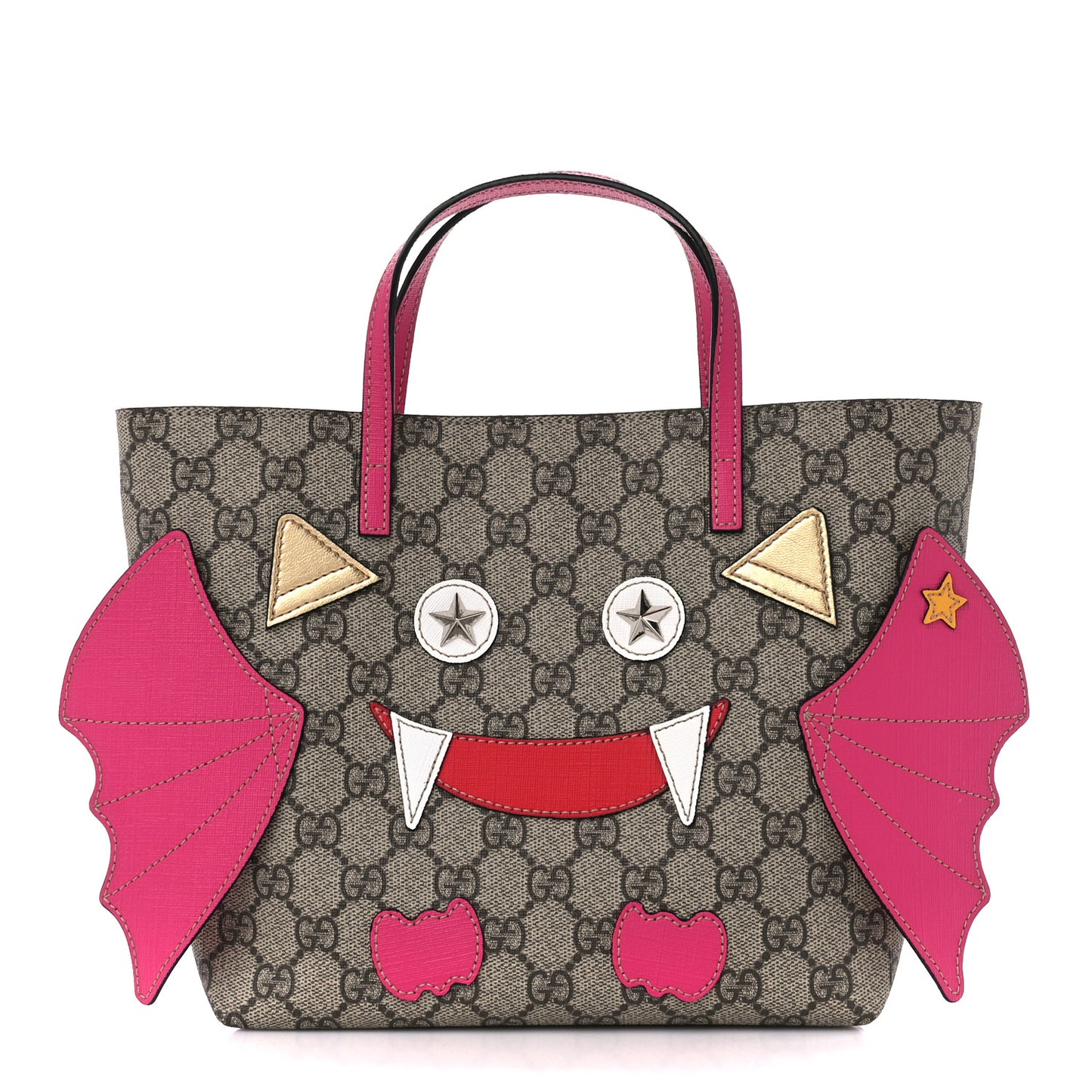 GG Supreme Monogram Kids Bat Tote