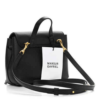 Mansur Gavriel Calfskin Mini Lady Bag Black 3 of 9