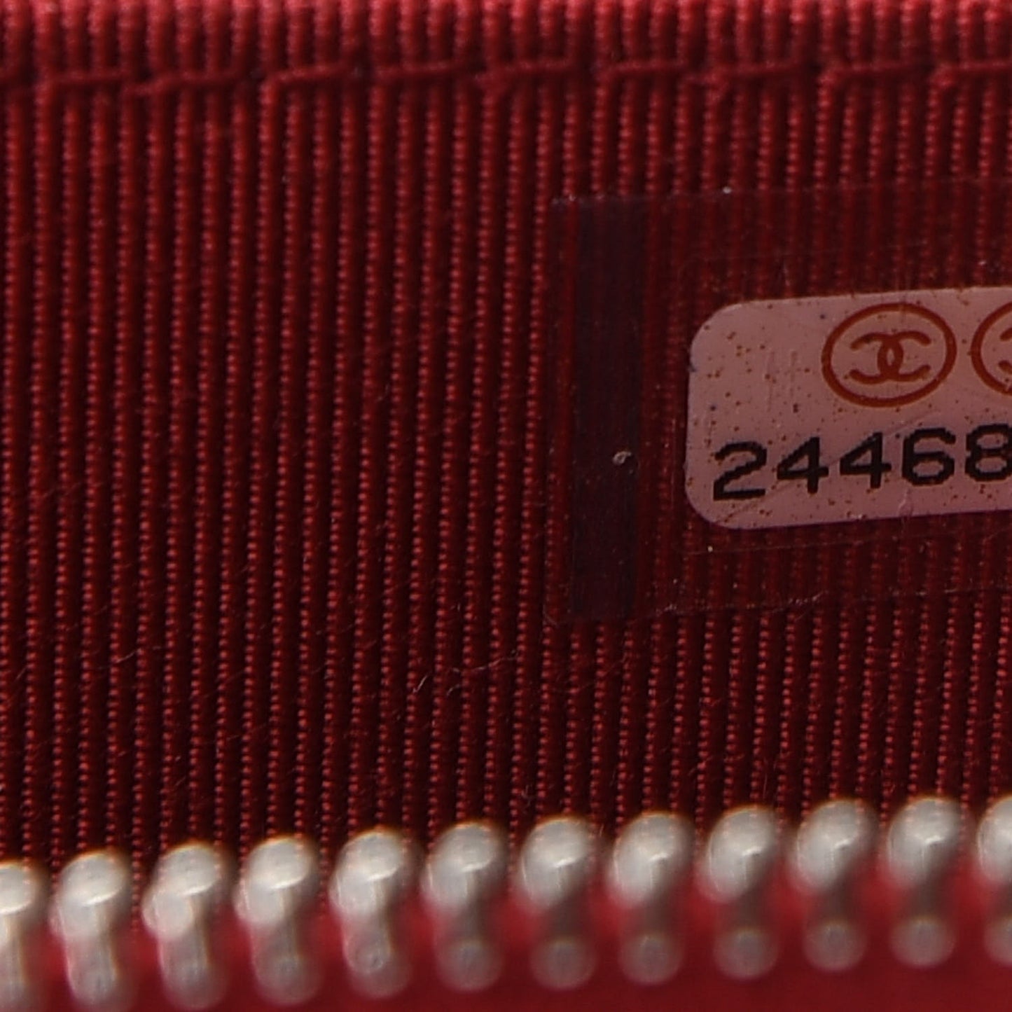 Caviar Quilted Zip Coin Purse Red