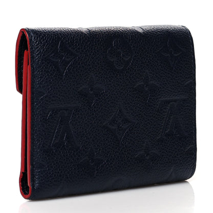 Louis Vuitton Empreinte Victorine Wallet Marine Rouge 3 of 9