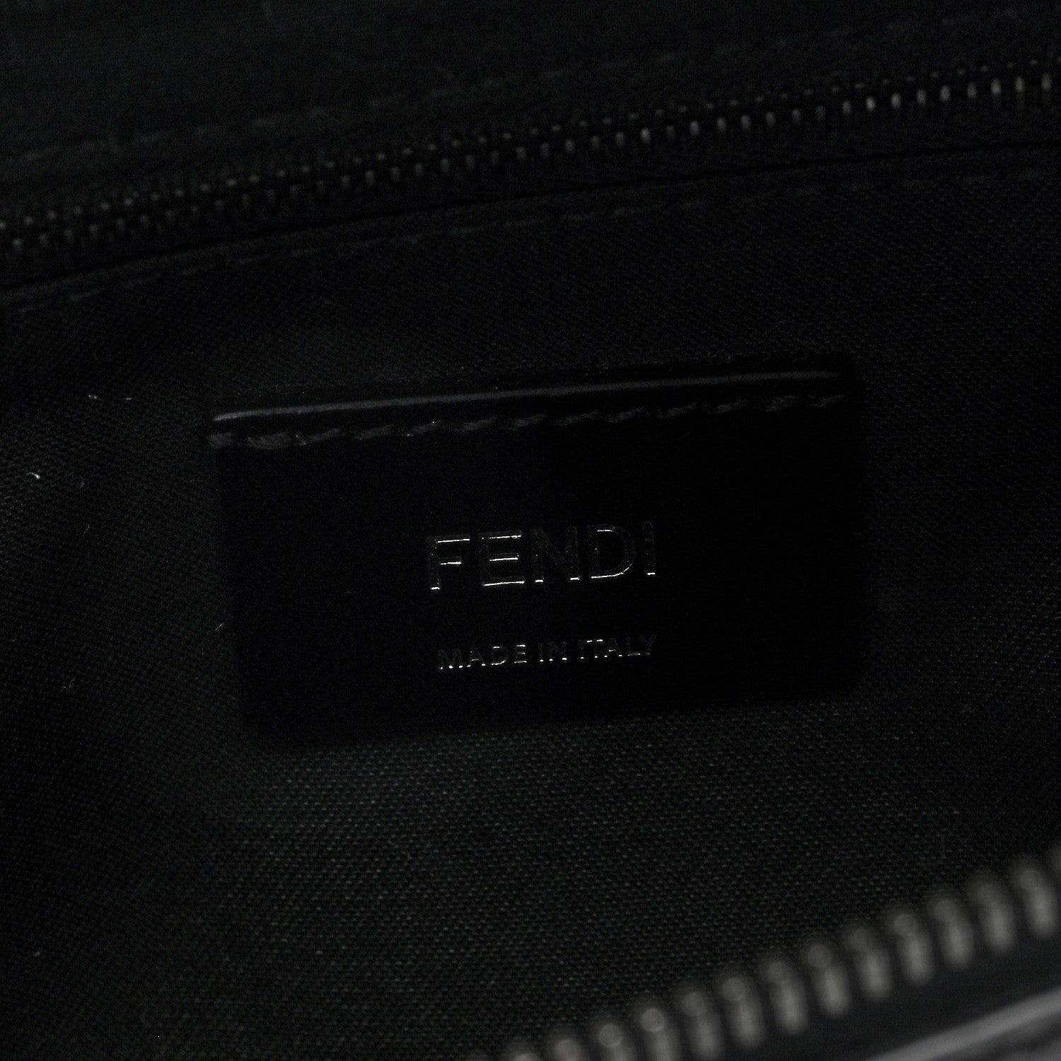 Fendi Nappa FF 1974 Embossed Belt Bag Black Black 6 of 9