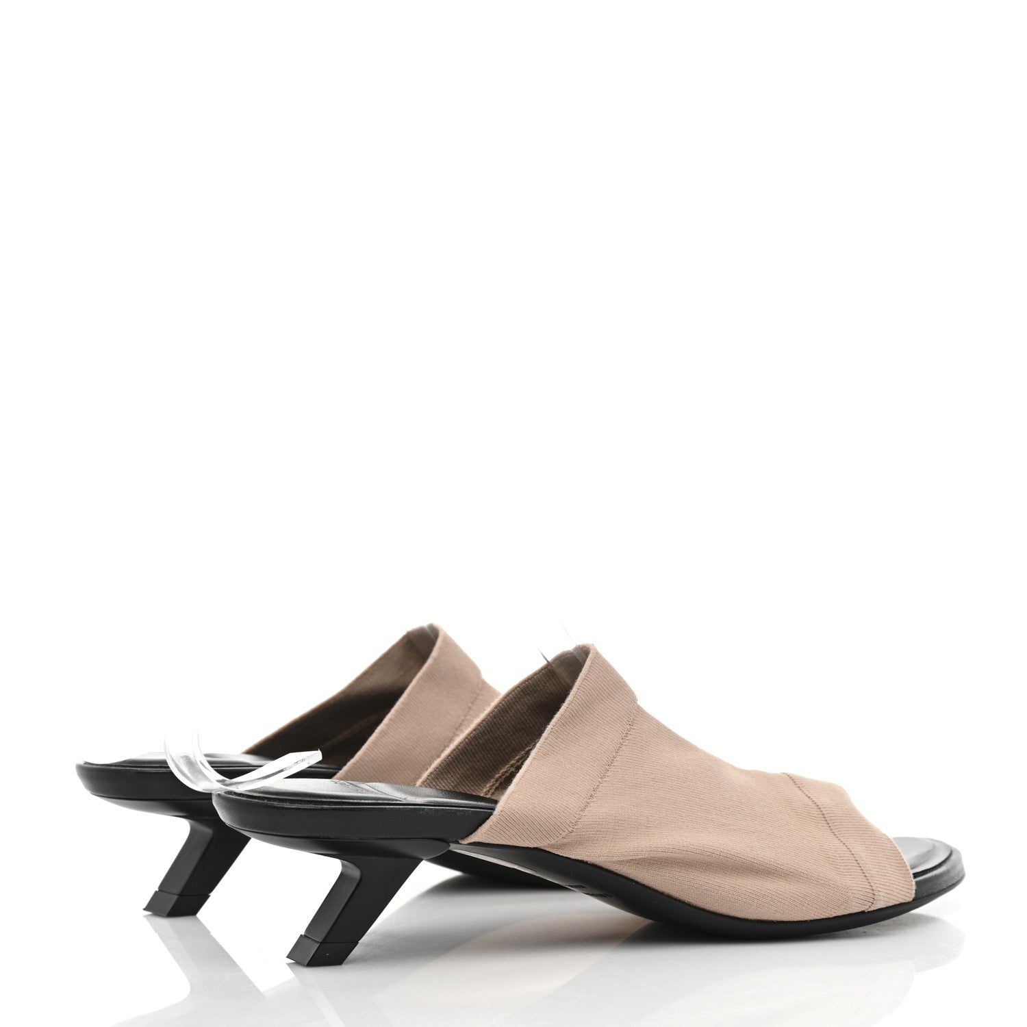 Balenciaga Jersey Stretch Heel Sandals 37 Beige 4 of 9
