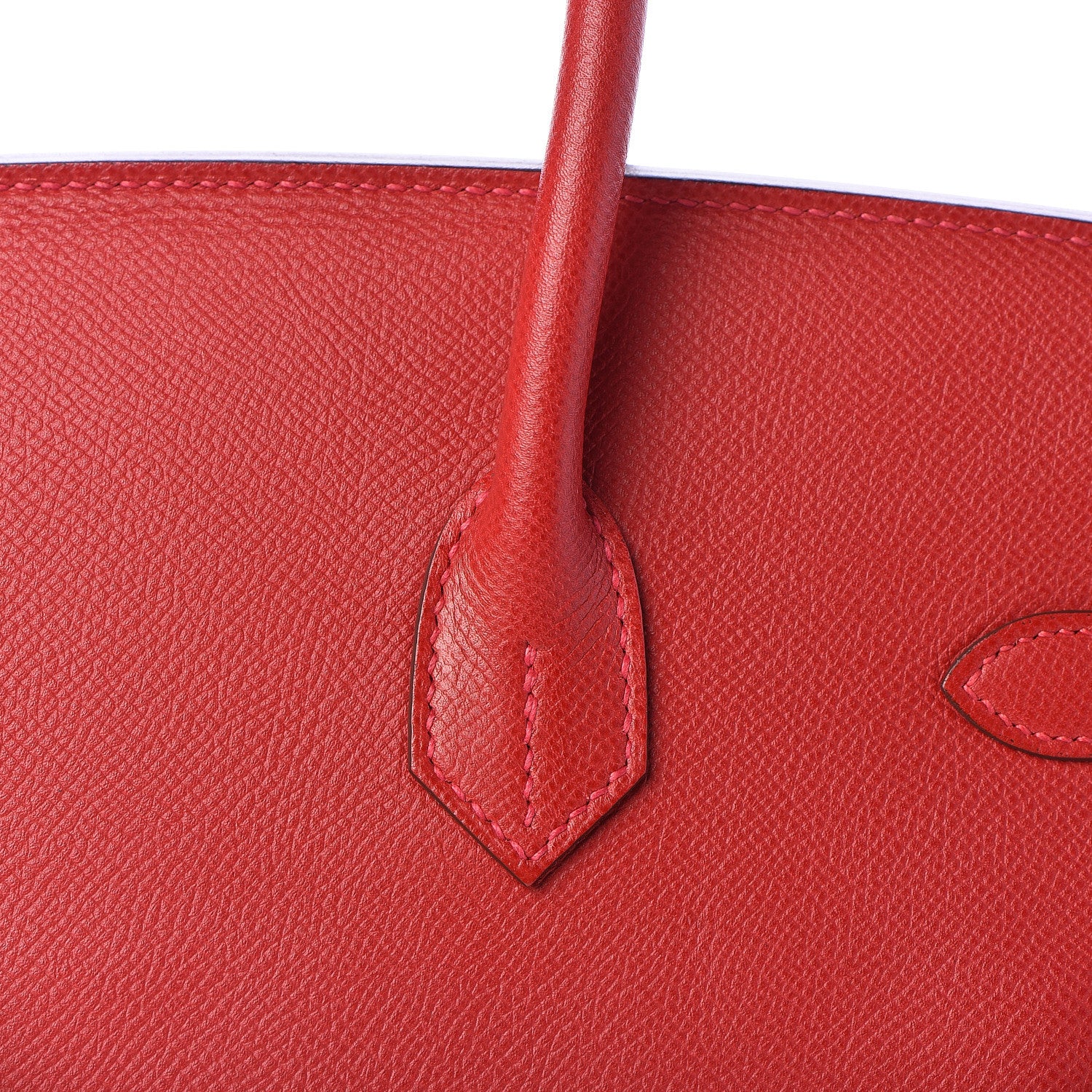Hermes Epsom Birkin 35 Rouge Casaque 29 of 44