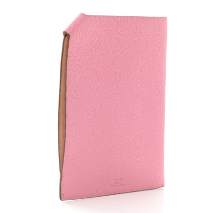 Hermes Chevre Mysore Tarmac PM Passport Holder Rose Confetti 4 of 10