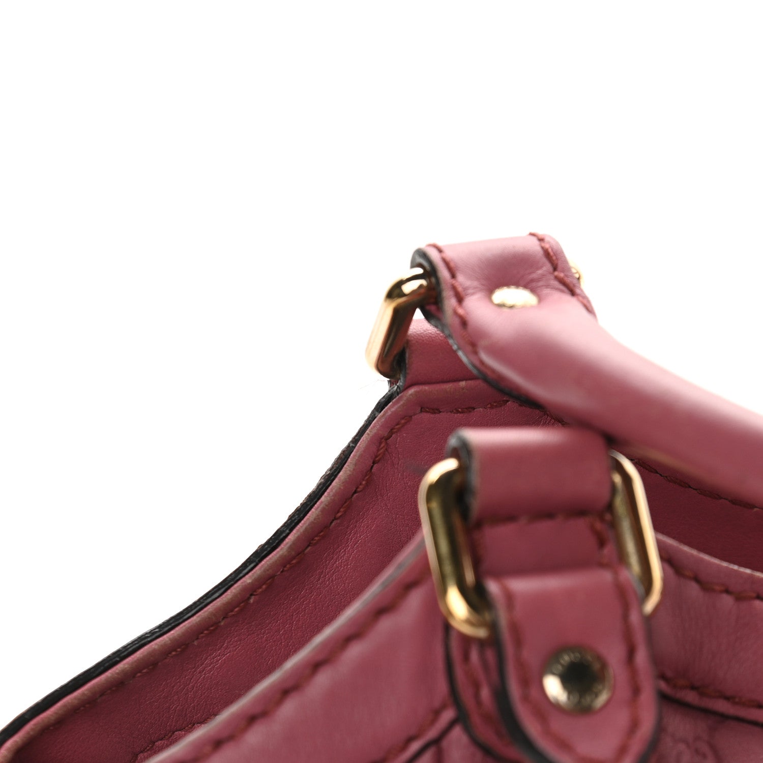 Gucci Microguccissima Medium Sukey Tote Vintage Rose 9 of 13
