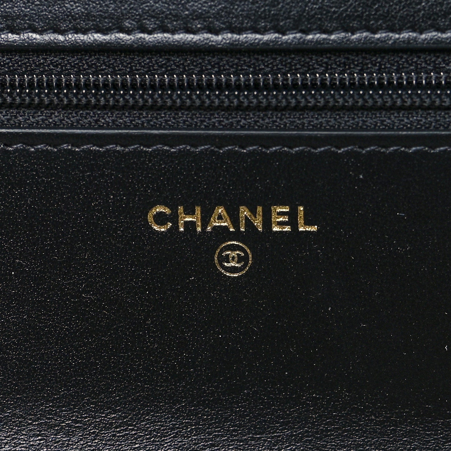 Tweed Quilted Chanel 19 Wallet On Chain WOC Black Beige