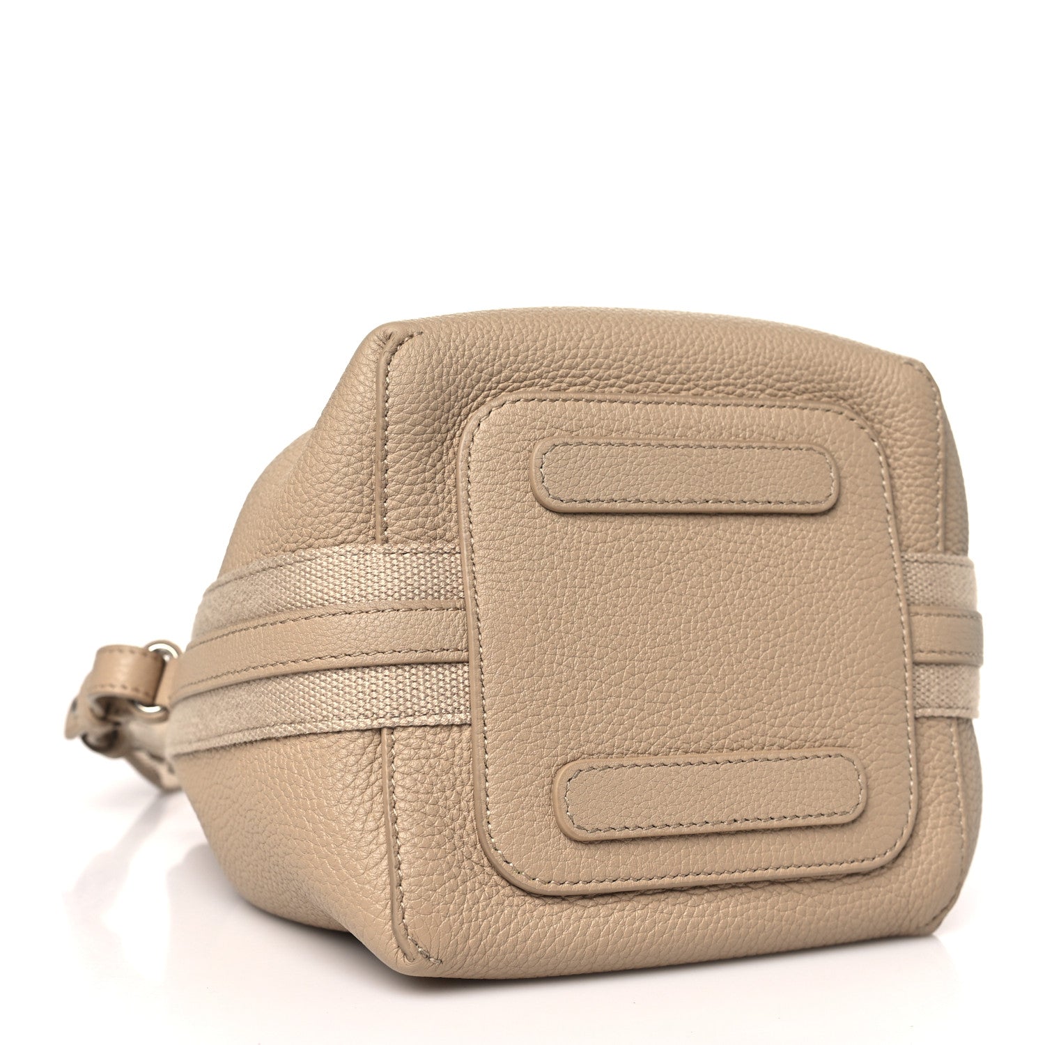 Loro Piana Grained Calfskin Micro Bale Bag Light Mastic 4 of 9