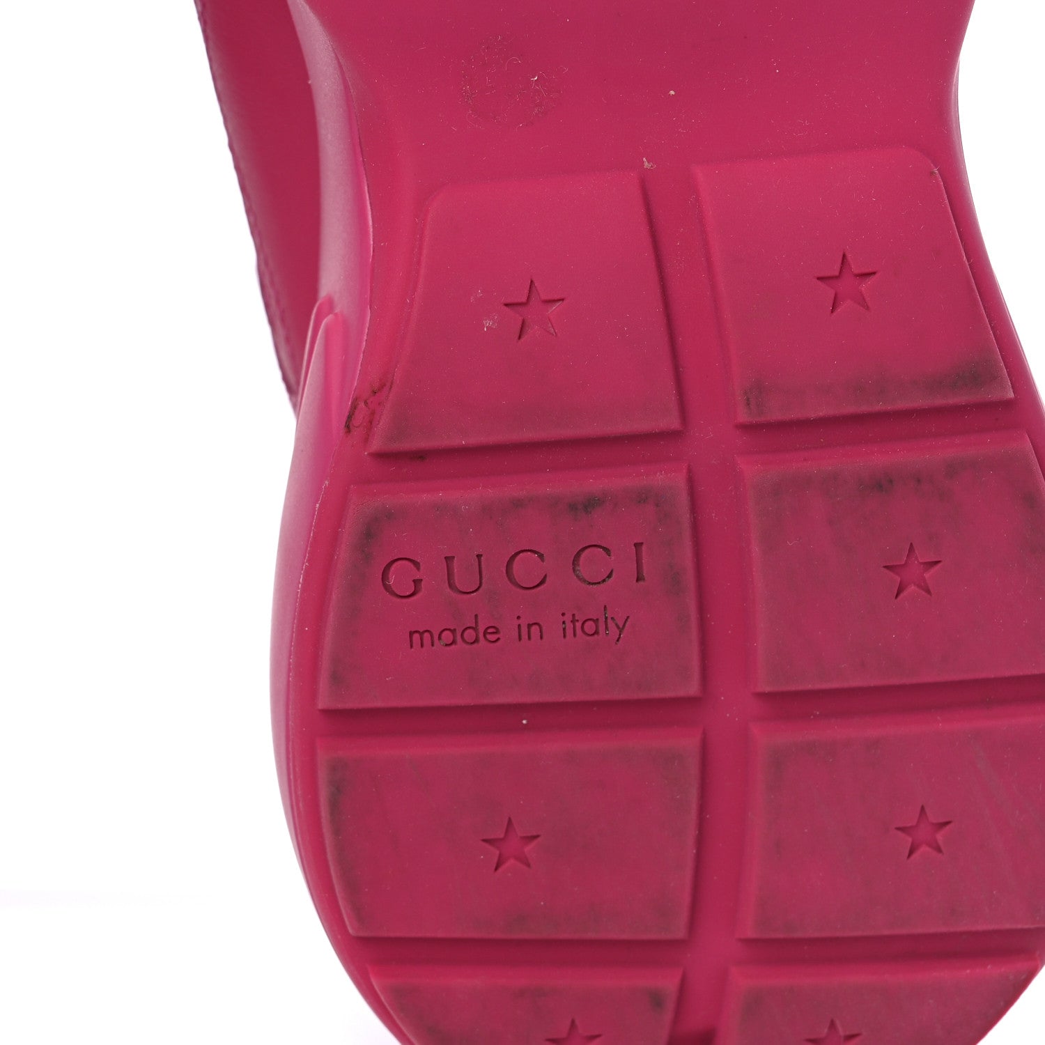 Gucci Calfskin Logo Womens Rhyton Sneakers 39 Box Pink 6 of 9