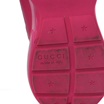 Gucci Calfskin Logo Womens Rhyton Sneakers 39 Box Pink 6 of 9