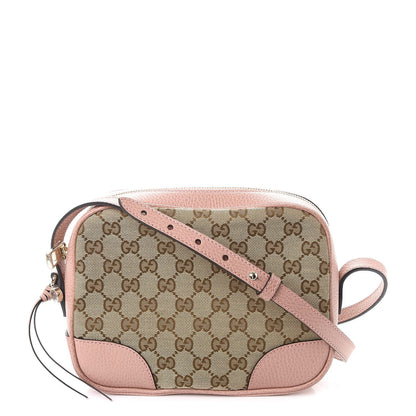Gucci Monogram Mini Bree Messenger Bag Beige Soft Pink 1 of 8