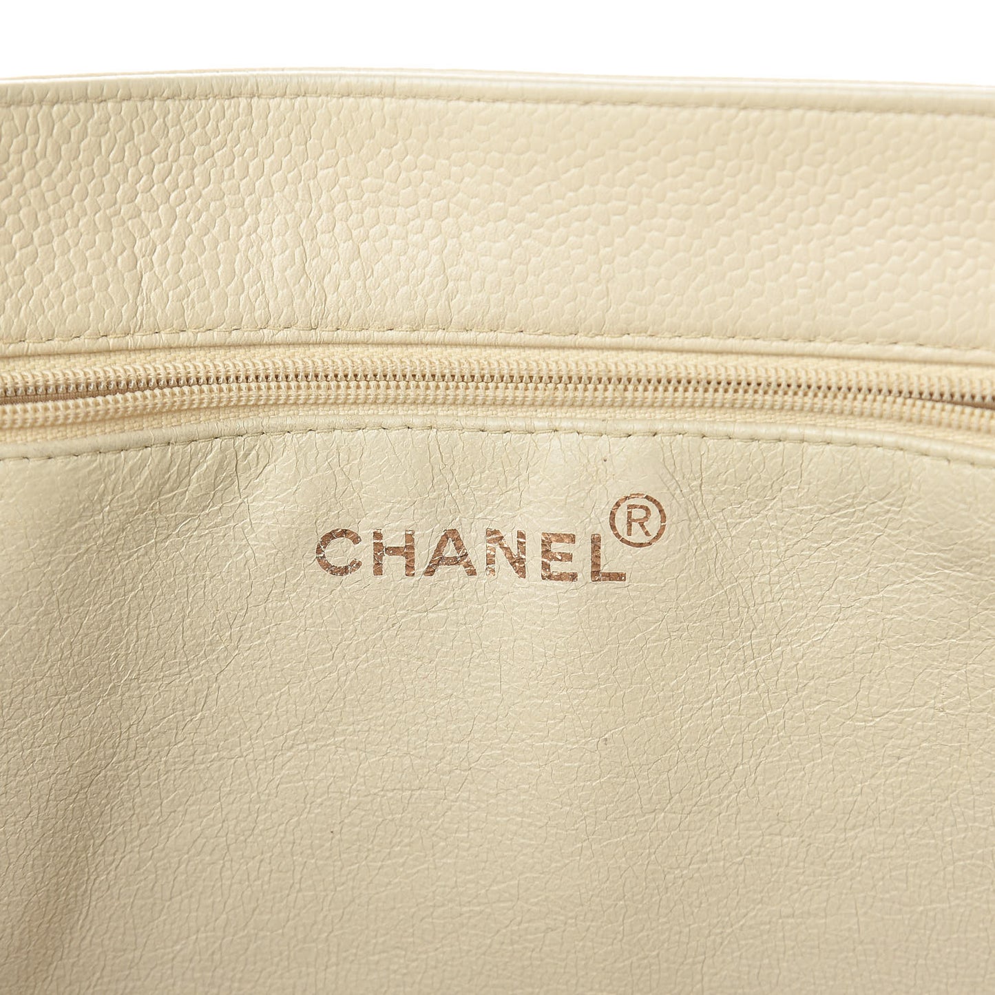 Caviar CC Shopper Tote Beige