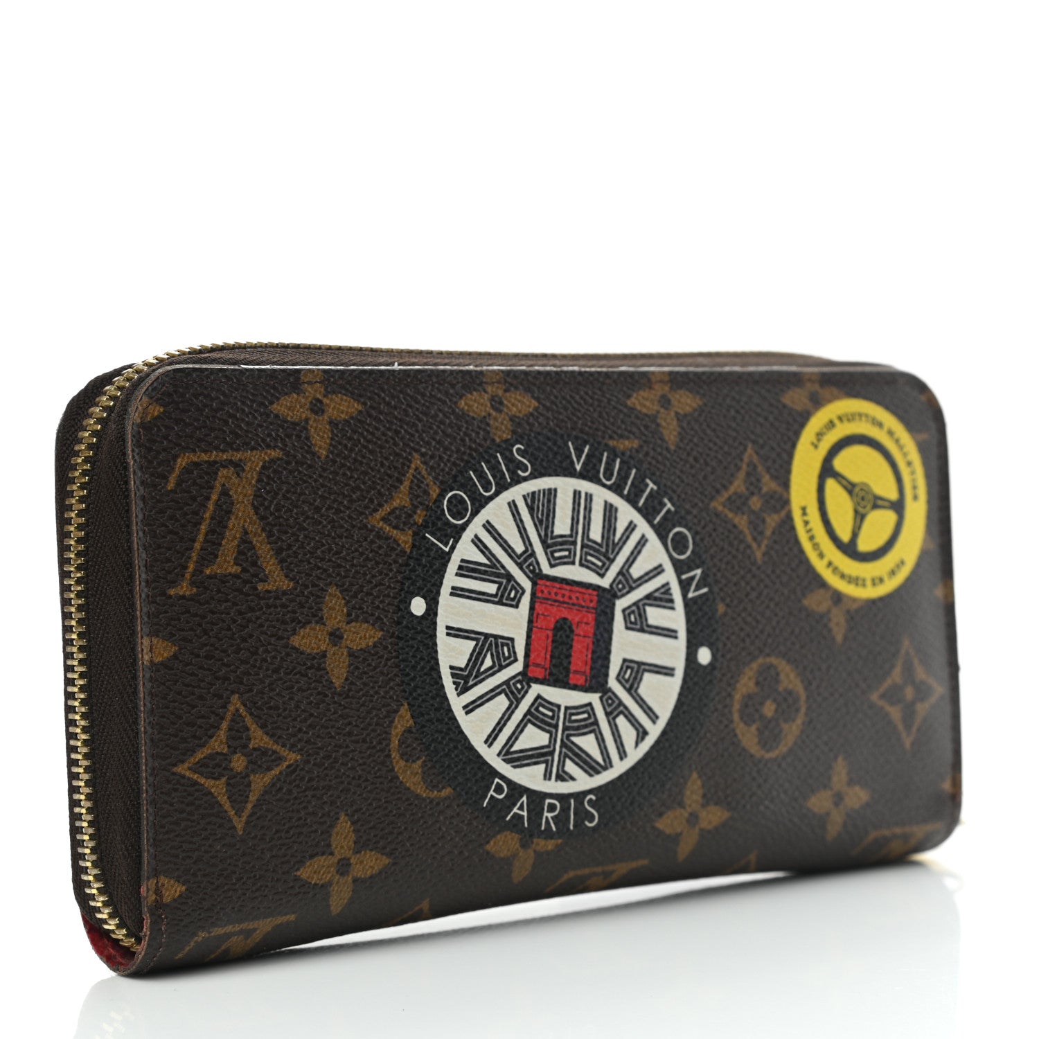 Louis Vuitton Monogram World Tour Zippy Wallet 2 of 8