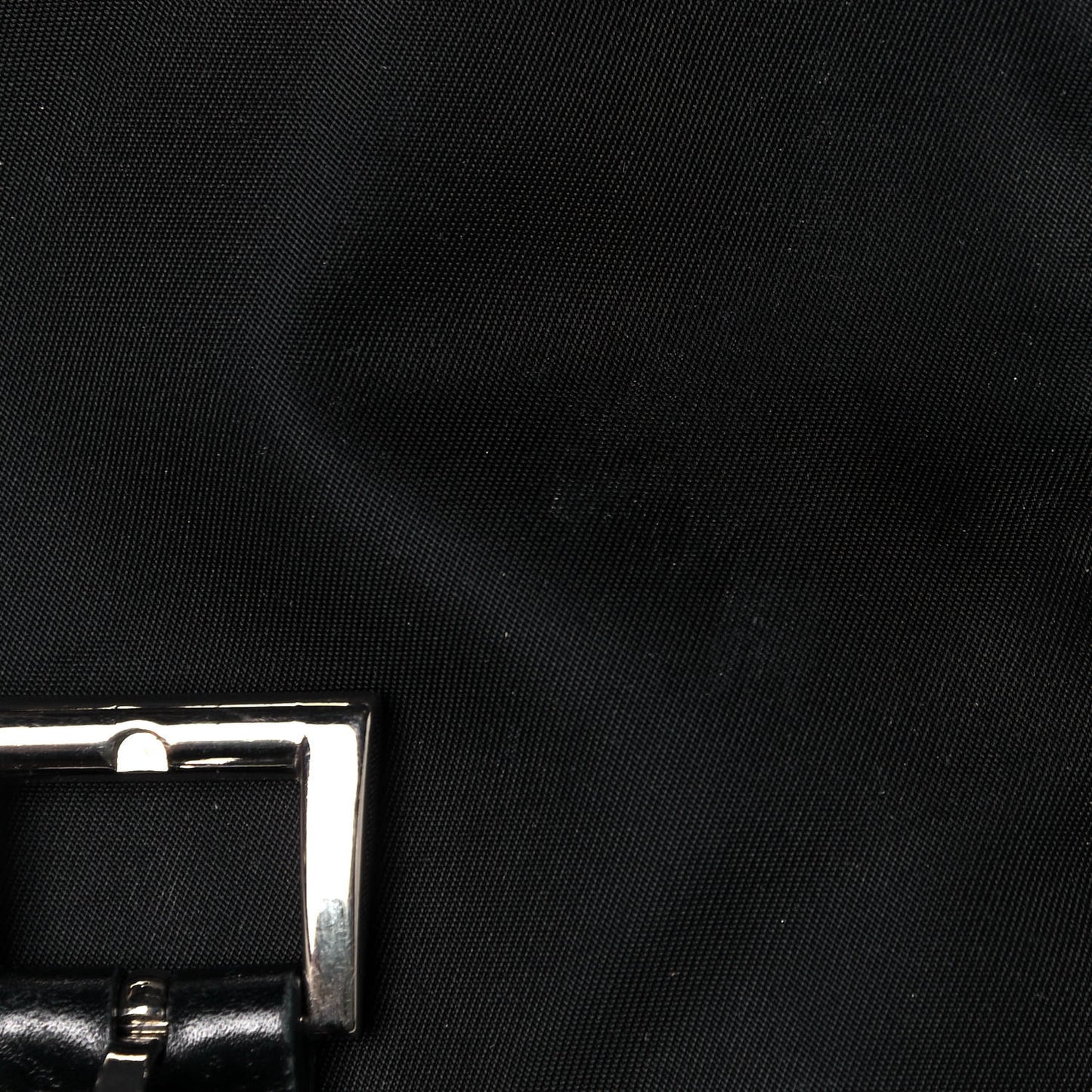 Nylon Vela Messenger Bag Black