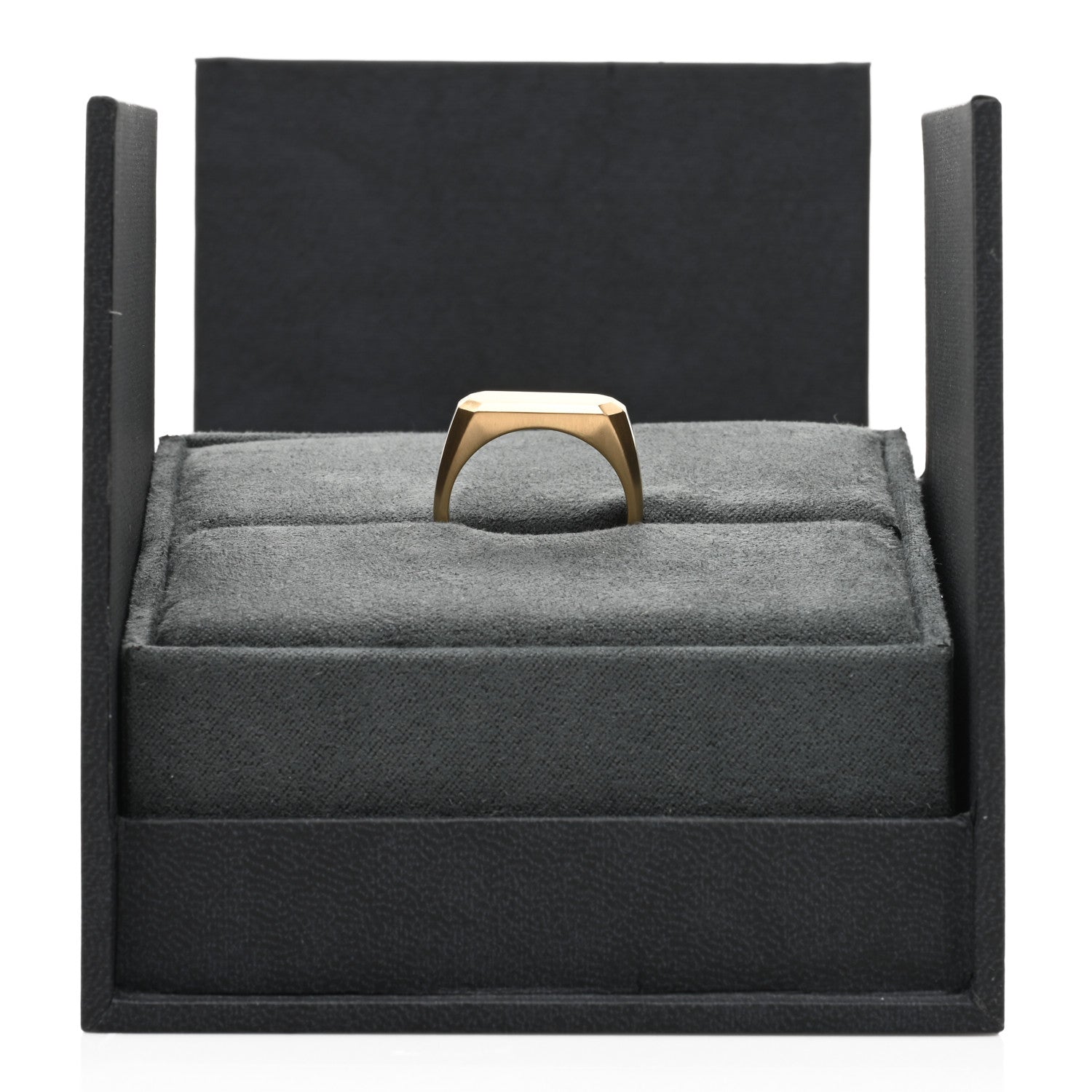 David Yurman 18K Yellow Gold Streamline Mens Signet Ring 61 9.5 5 of 5