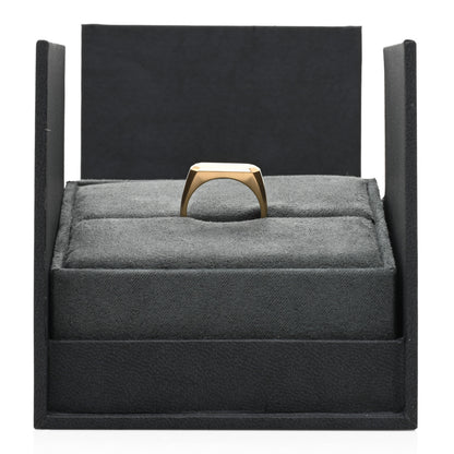 David Yurman 18K Yellow Gold Streamline Mens Signet Ring 61 9.5 5 of 5