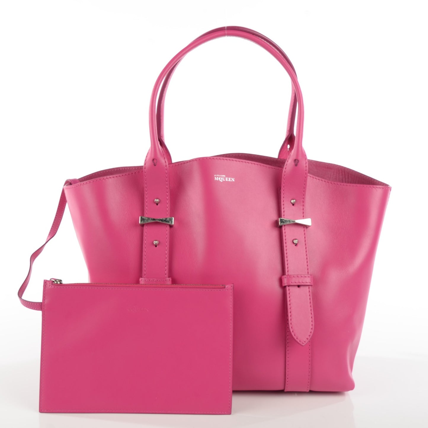 Calfskin Small Legend Shopper Fuchsia