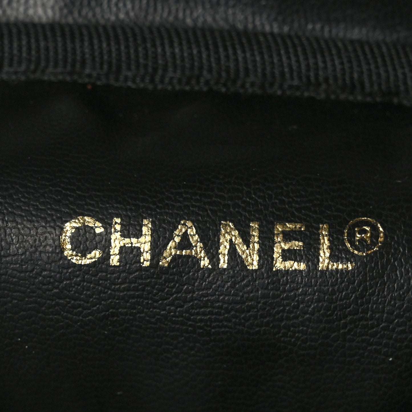 Lambskin Vanity Cosmetic Case Black