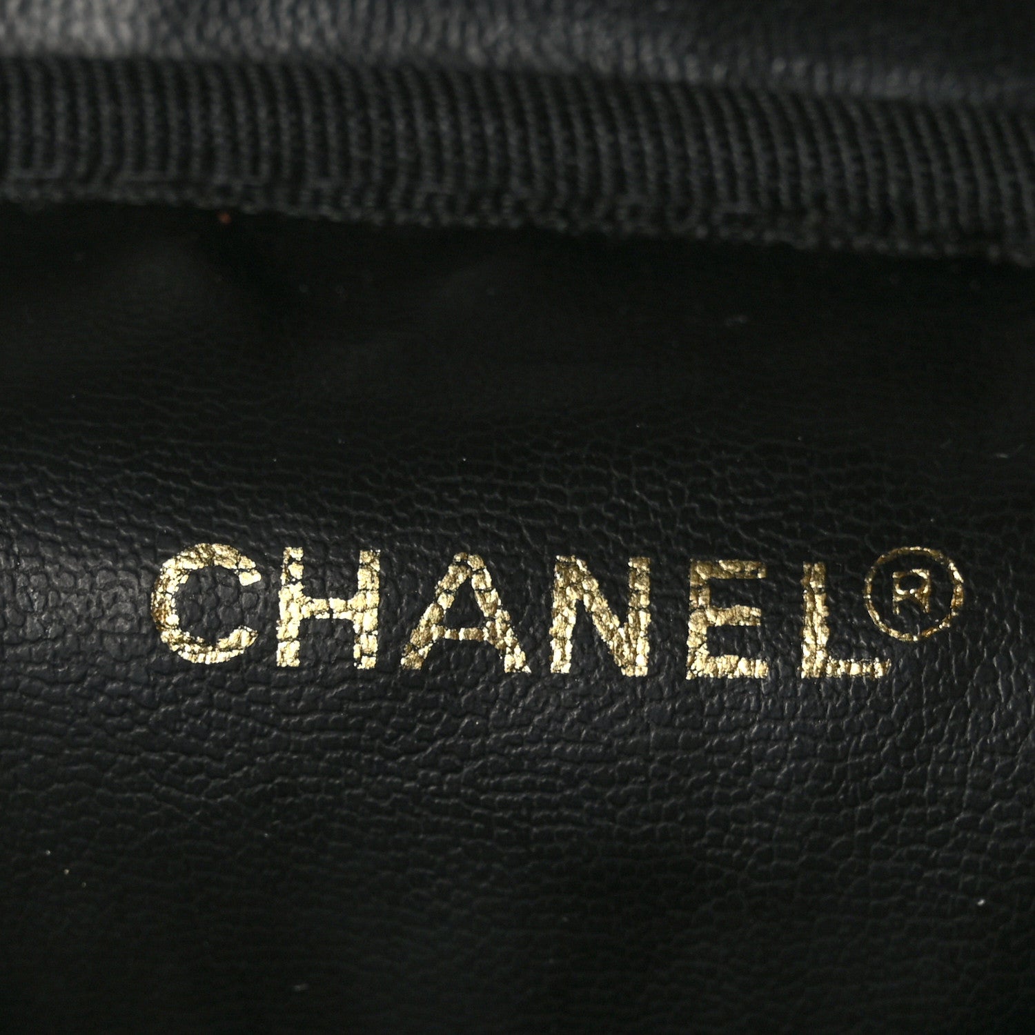 Chanel Lambskin Vanity Cosmetic Case Black 6 of 11