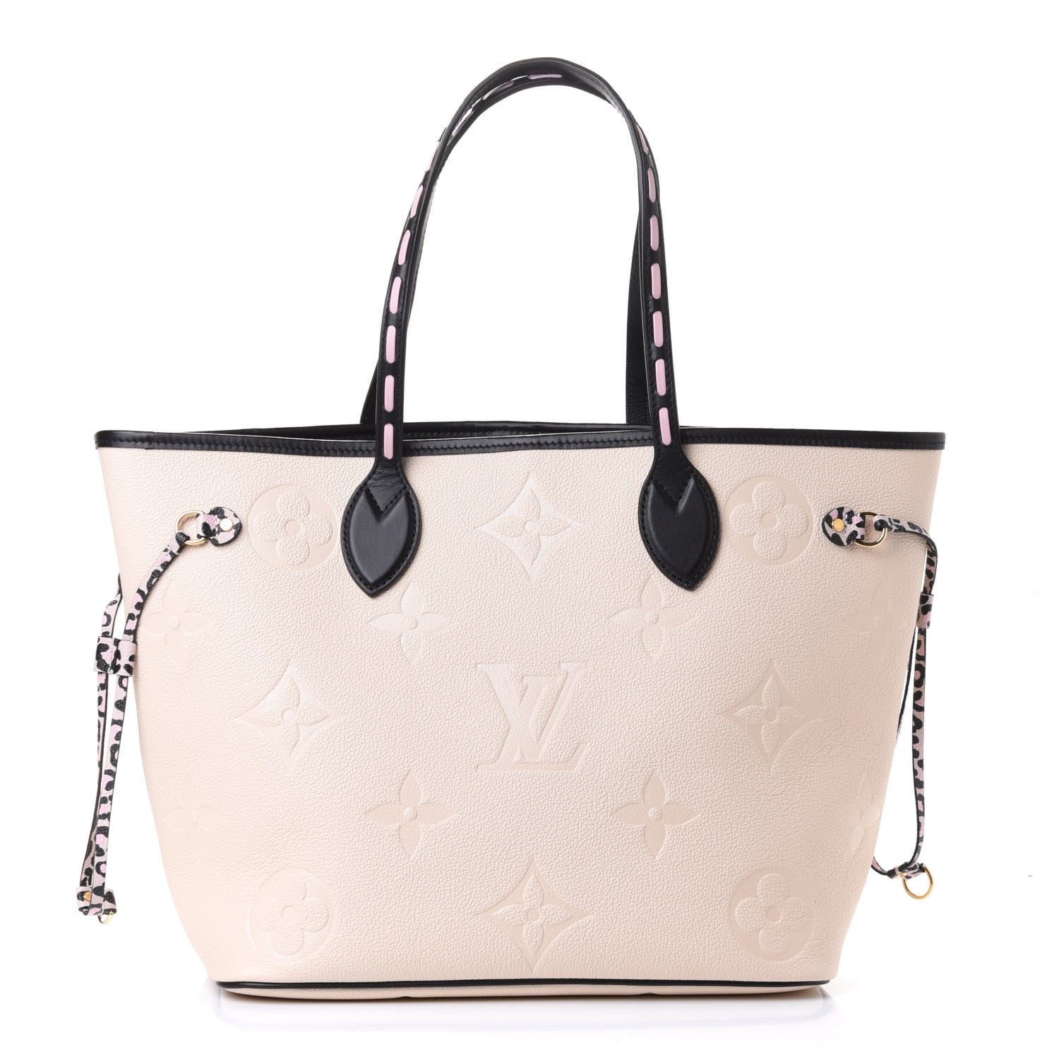 Louis Vuitton Empreinte Monogram Giant Wild At Heart Neverfull MM Creme 1 of 4