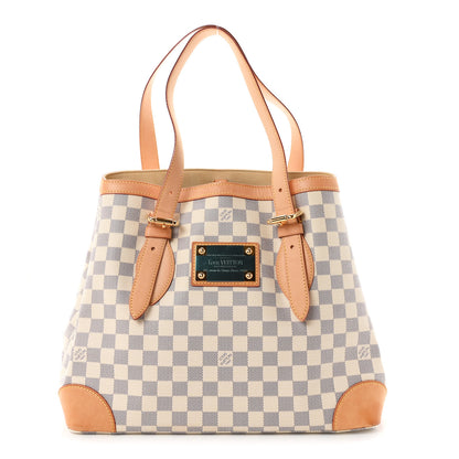 Louis Vuitton Damier Azur Hampstead MM 1 of 10