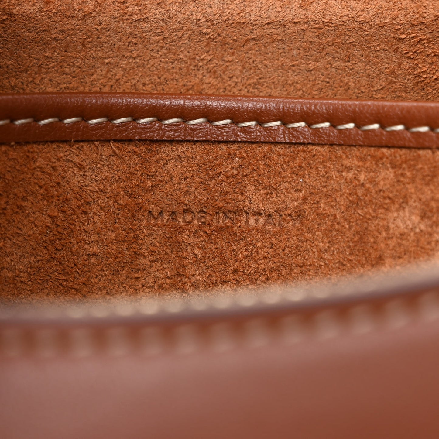 Smooth Calfskin Medium Strap Ava Triomphe Shoulder Bag Tan