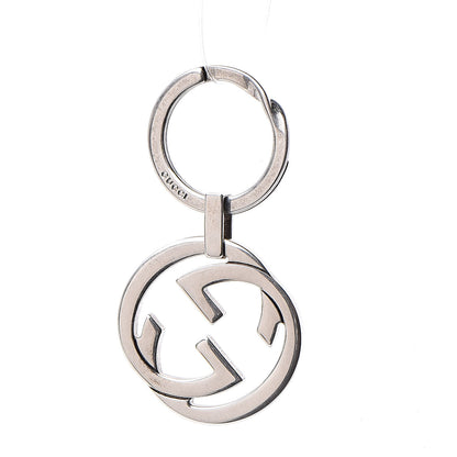 Gucci Metal Interlocking GG Key Charm Silver 1 of 5
