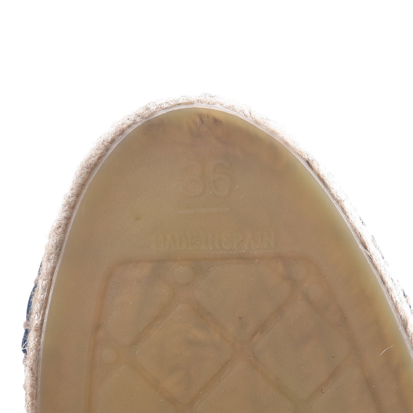 Lambskin CC Espadrilles 36 Blue