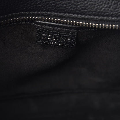 Celine Drummed Calfskin Nano Luggage Black 7 of 8