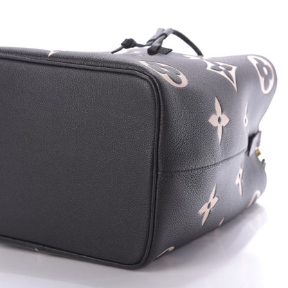 Louis Vuitton Empreinte Monogram Giant Neonoe MM Black Beige 8 of 10