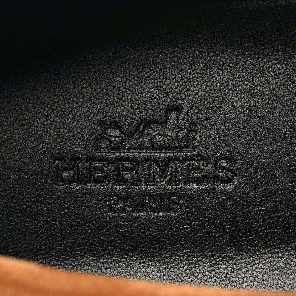 Hermes Suede Goatskin Faubourg Loafers 37 Naturel 7 of 10