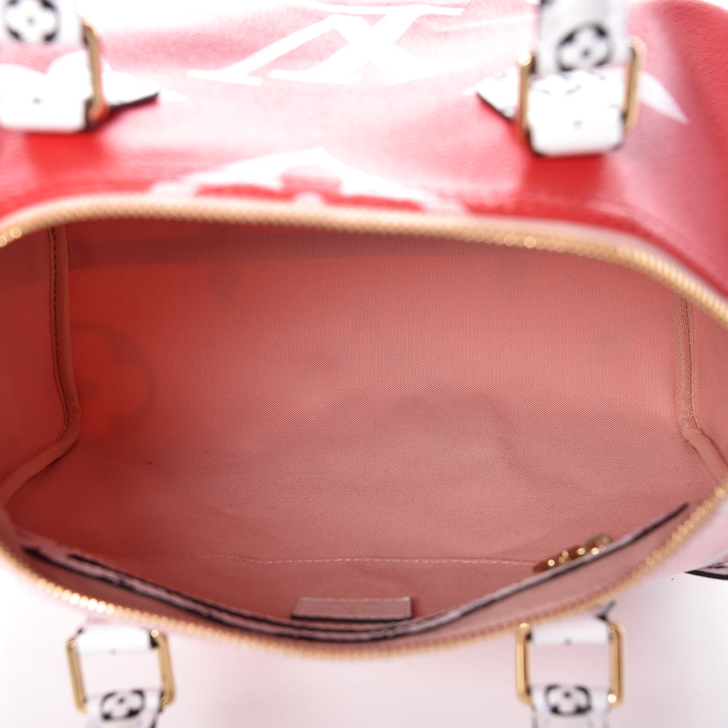 Louis Vuitton Monogram Giant Speedy Bandouliere 30 Rouge 8 of 9