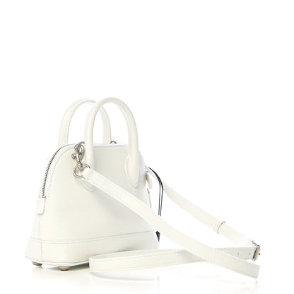 Balenciaga Grained Calfskin Logo XXS Ville Top Handle Bag White Fluo Pink 2 of 9