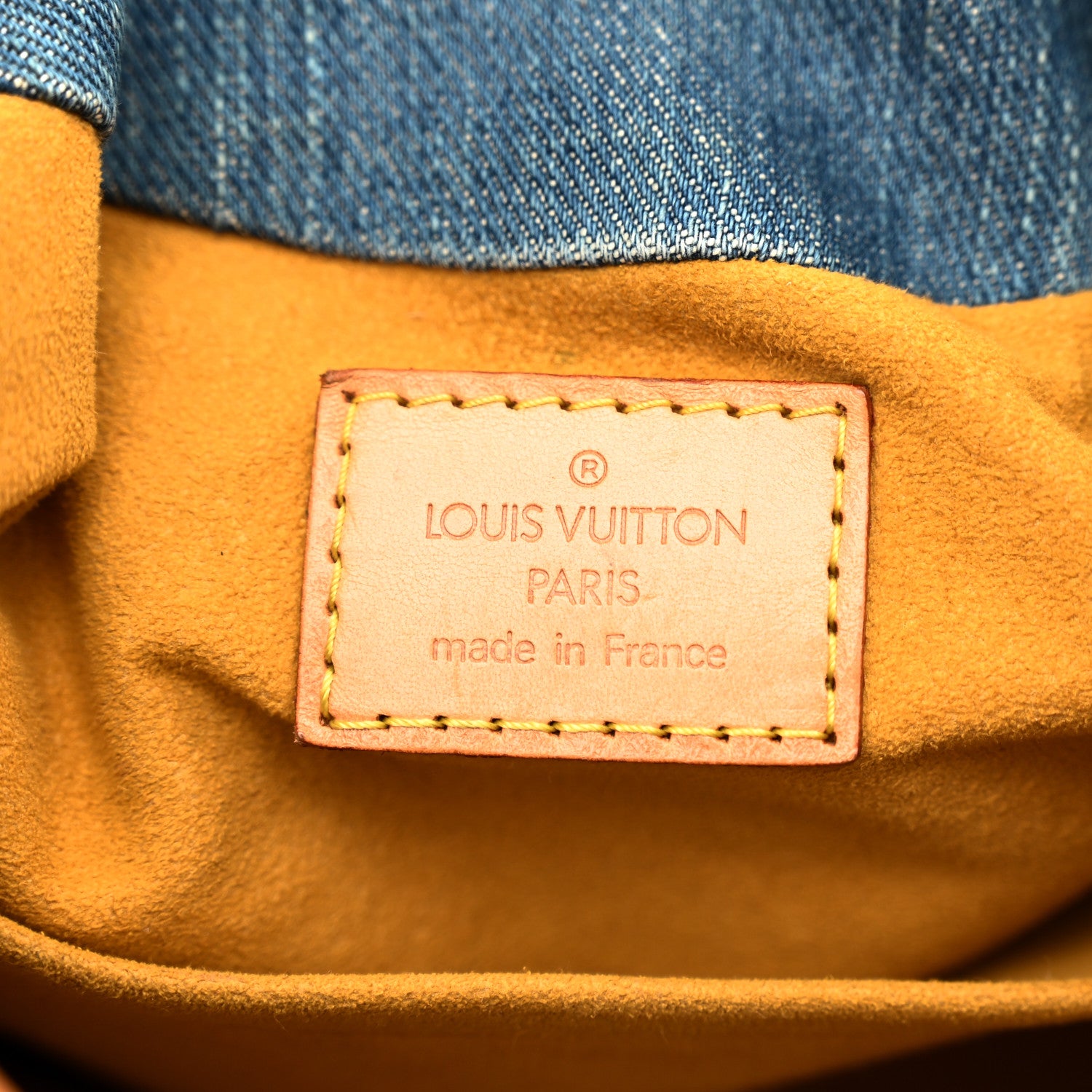 Louis Vuitton Monogram Denim Pleaty Blue 6 of 11