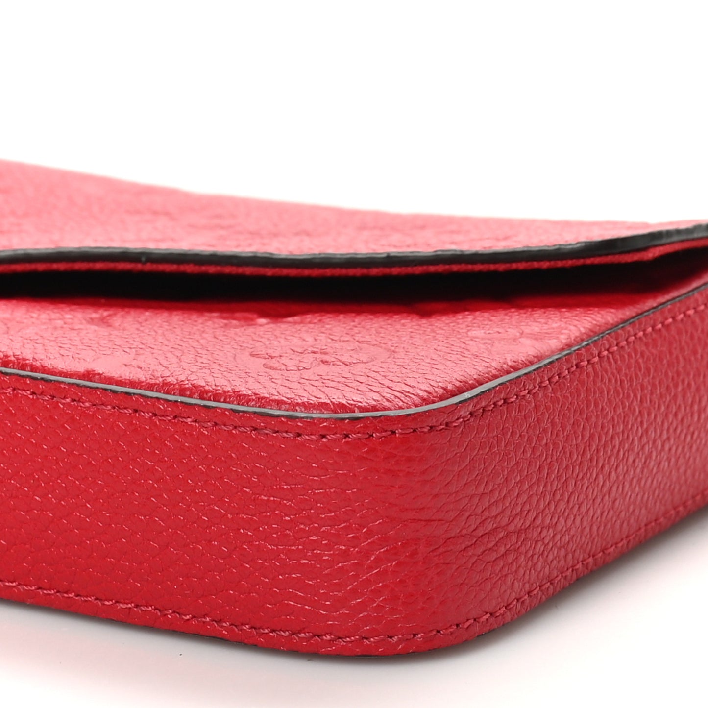 Empreinte Pochette Felicie Chain Wallet Scarlet